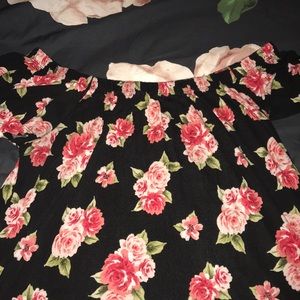 Torrid off shoulder floral top